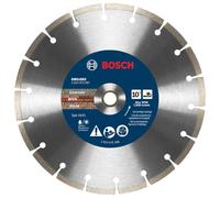 BOSCH DBS1002-10" Premium Segmented Rim Diamond Blade - Ideal for Applications in Pavers, Soft Brick, and Concrete