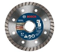 BOSCH DBT04501 4-1/2 in. Standard Turbo Rim Diamond Blade | Smooth, Reliable Cuts | Concrete, Brick, Stone | Standard Angle Grinders