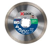 BOSCH DBX543S 5 in. X-Lock Continuous Rim Diamond Blade Compatible with 7/8 in. Arbor for Application in Ceramic Tile, Slate