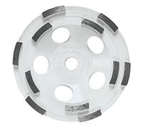 BOSCH DCDR0502 5 in. Double Row Segmented Hubbed Diamond Cup Wheel | Fast Material Removal | Concrete, Masonry | Angle Grinders