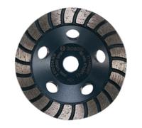 BOSCH DCTH0401 4 in. Turbo Hubbed Diamond Cup Wheel | Smooth Finish, Longer Life | Concrete, Masonry | Angle Grinders