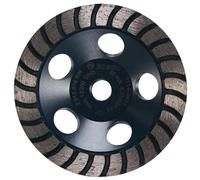BOSCH DCTH04501 4-1/2 in. Turbo Hubbed Diamond Cup Wheel | Smooth Finish, Longer Life | Concrete, Masonry | Angle Grinders
