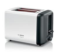 Bosch TAT3P421GB DesignLine Toaster, Stainless Steel, 970 W, White