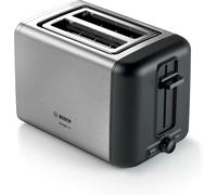 Bosch DesignLine 2-Slice Toaster, Stainless Steel, 970 W, Silver - TAT3P420GB