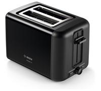 Bosch TAT3P423GB DesignLine Toaster, Stainless Steel, 970 W, Black