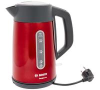 Bosch Designline Electric kettle, TWK4P434, 1.7 liters, Ergonmic use, Cup indicator, Red
