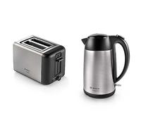 Bosch DesignLine Kettle & 2 Slice Toaster Set - Silver Silver