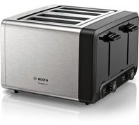 Bosch Designline plus TAT4P440GB 4 Slot Stainless Steel Toaster with Variable Co