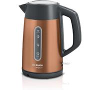 Bosch DesignLine Plus TWK4P439GB Stainless Steel Cordless Kettle,1.7 Litres,3000 W - Copper