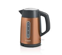 Bosch DesignLine Plus TWK4P439GB Stainless Steel Cordless Kettle,1.7 Litres,3000 W - Copper