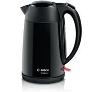 Bosch DesignLine Stainless Steel Cordless Kettle 1.7L 3000W - Black, TWK3P423GB