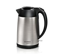 Bosch TWK3P420GB electric kettle 1.7 L 3000 W Black, Stainless steel