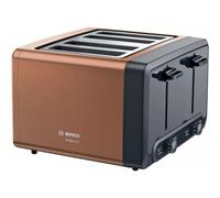 Bosch DesignLine TAT4P440GB 4 Slice Toaster - Copper