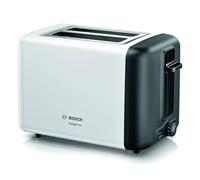 Bosch Designline Toaster, TAT3P421, evenly Toasting, defrosting and reheating, White