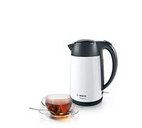 DesignLine TWK3P421GB Stainless Steel Cordless Kettle, 1.7 Litres, 3000W - White & Black