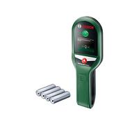 Bosch detector UniversalDetect (step-by-step display guide for easy handling, stud and cable detector, Detection depth of live cables, max: 50 mm, Wood max: 25 mm, Metal max:100 mm)