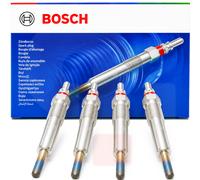 BOSCH Diesel Glow Plug Kit 4Pc For Mercedes A-Class 60 95CV 44 70kW 1998-2004