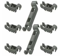 Bosch Dishwasher Lower Basket Plate Rack Clips Flip Bearing 8 Pcs GENUINE 611472