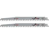 Bosch DIY 2pcs HCS S 1542 K Reciprocating Saw Blade (Firewood, 240mm, Accessory for Keo)