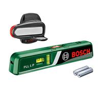 Bosch DIY Laser Spirit Level PLL 1 P, Batteries, Universal Mount, Box (5 m Working Range Line Laser, 20 m Working Range Point Laser, +/-0.5 mm Measuring Accuracy)