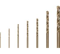 Bosch Professional 7-Piece Mini X-Line Metal Drill Bit Set (Metal, HSS-G, Cut, Accessories for Drill drivers), grey