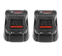 Bosch Dual Charger Pack Gal1880Cv X 2 18V Fast Battery Charger 25 Minutes 8.0Ah