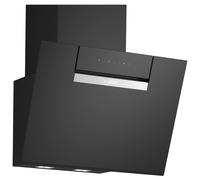 Bosch DWK67FN60B Series 4 60cm Angled Chimney Hood in Black Glass