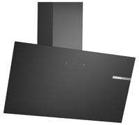 Bosch Chimney Cooker Hood DWK85DK60B Series 2 80cm Angled Black Glass