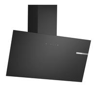 Bosch Chimney Cooker Hood DWK85DK60B Series 2 80cm Angled Black Glass