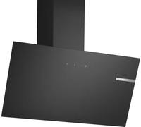 Bosch Chimney Cooker Hood DWK85DK60B Series 2 80cm Angled Black Glass
