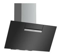 Bosch DWK87EM60B Black Glass & Stainless Steel Angled Cooker Hood