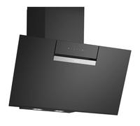 Bosch DWK87FN60B Angled Glass Chimney Hood Black glass