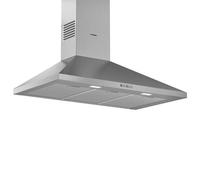 Bosch Serie | 2 DWQ94BC50B 90cm Slim Pyramid Chimney Extractor Hood, Brushed Steel