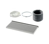 Bosch DWZ1IT1I4 Accessories for Cooker Hoods, Clean Air Standard Recirculation Kit (4 Pieces), Made in Germany