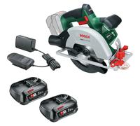 Bosch EASYCIRC 18V-48 18v P4A Cordless Circular Saw 150mm 2 x 2ah Li-ion Charger No Case