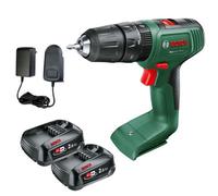 Bosch Easyimpact 18V 18V-40 Cordless Combi Drill - 2 X 2.0Ah Batteries & Charger - Bosch Power For All