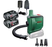 Bosch Easyinflate 18V 18V-500 Cordless Volume Air Pump Inflator 2X 2.0Ah Battery - Bosch Power For All