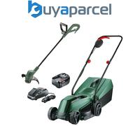 Bosch EasyMower 18v 18V-32-200 18V 32cm Cordless Push Lawn Mower & Grass Trimmer