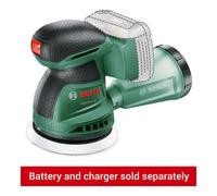 Bosch Cordless Random Orbit Sander EasyOrbit 18V-10 (Sanding on Small to Medium Wooden, Varnished and Painted Surfaces; Diameter: 125mm; 18 Volt System; Without Battery)