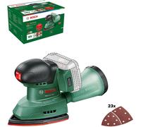 Bosch Cordless Multi Sander EasySander 18V-8 (Without Battery; 18 Volt System; for DIY Woodworking; 3x Sanding Sheets; 20x Sanding Papers; in Carton Packaging) - Amazon Edition