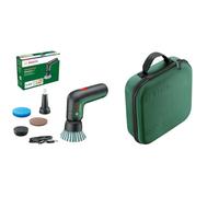 Bosch Electric Cleaning Brush UniversalBrush (3.6 Ah Integrated Battery, 1 Micro USB Charger and 4 Cleaning attachments Included, in Carton Packaging) + Bosch Storage Case