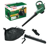 Bosch Electric Leaf Blower and Vacuum UniversalGardenTidy 3000 (3000 W, collection bag 50 l,variable speed,for blowing, vacuuming shredding leaves,
