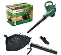 Bosch Electric Leaf Blower and Vacuum UniversalGardenTidy 3000 (3000 W, collection bag 50 l,variable speed,for blowing, vacuuming shredding leaves, W