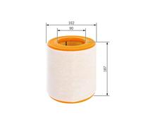 Air filter Filter Insert F 026 400 261 BOSCH for AUDI A7 Sportback A6 C7