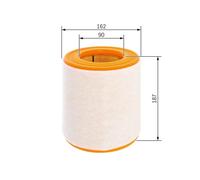 Air filter Filter Insert F 026 400 261 BOSCH for AUDI A7 Sportback A6 C7