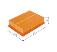 Bosch Air Filter - New - Fits BMW 5 Touring E39 & 3 E36 M54B22 M54B25 M54B30 M52B25