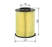 Bosch Engine Air Filter fits Ford C-Max II 2010-2019 1.0 1.5 1.6 2.0