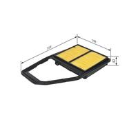Air Filter fits HONDA CIVIC Mk7 1.6 01 to 05 Bosch 17220PLD000 Quality New