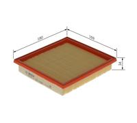 Bosch Air Filter F026400130 - Fits Nissan 350Z, 370Z; Infiniti EX, G, Q60, QX50
