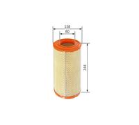 BOSCH 1 457 433 270 Air filter